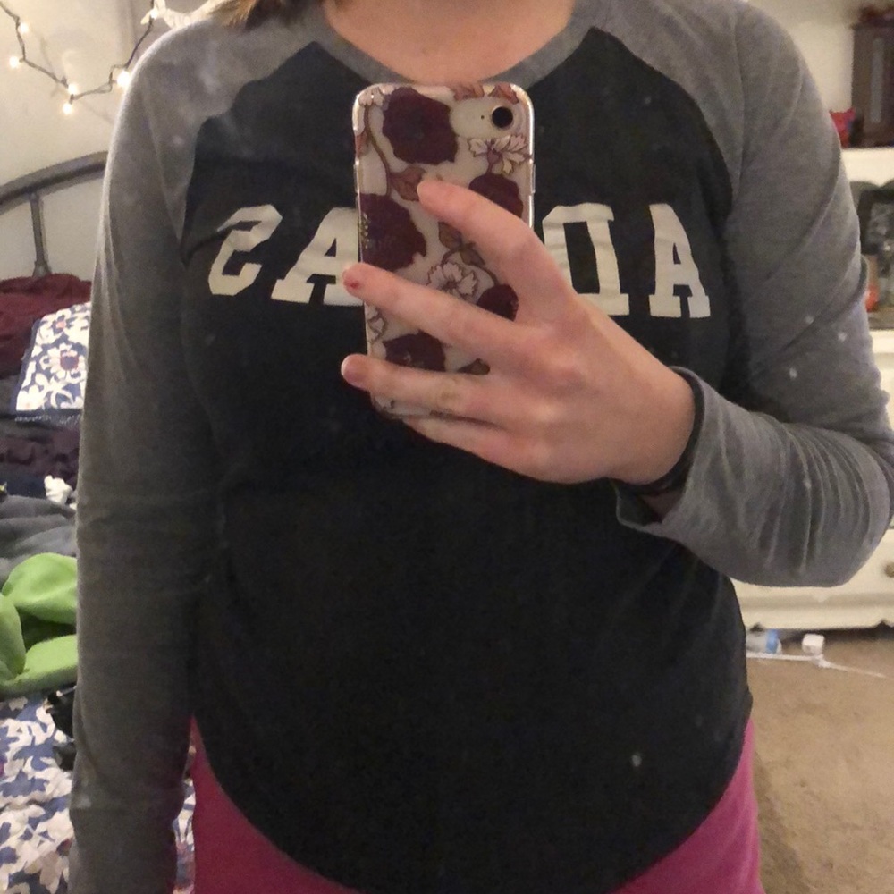 Black adidas long sleeve tshirt